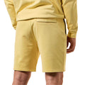 Yellow - Back - Weekend Offender Mens Hawkins Classic Fleece Shorts