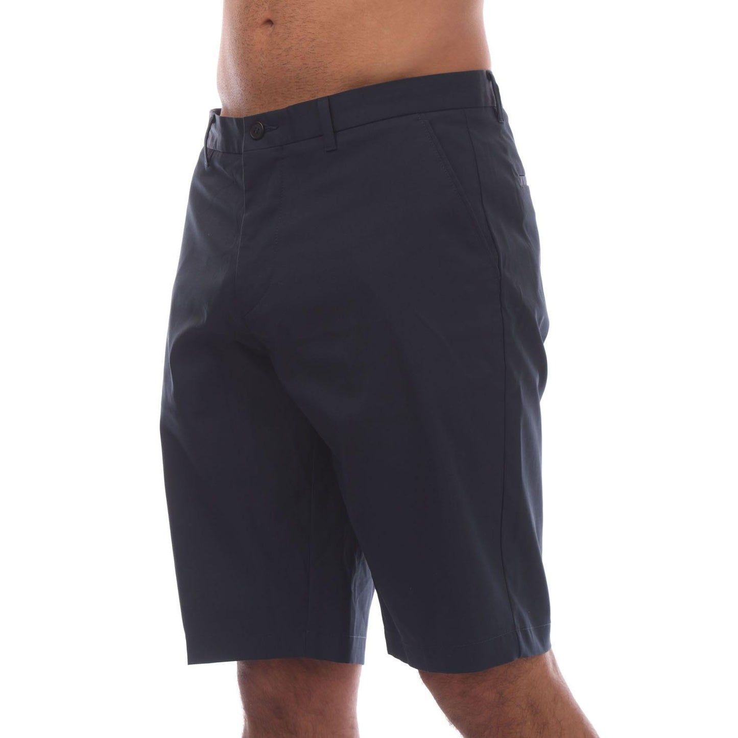 Navy - Side - Boss Mens Hayler 8-2 Shorts