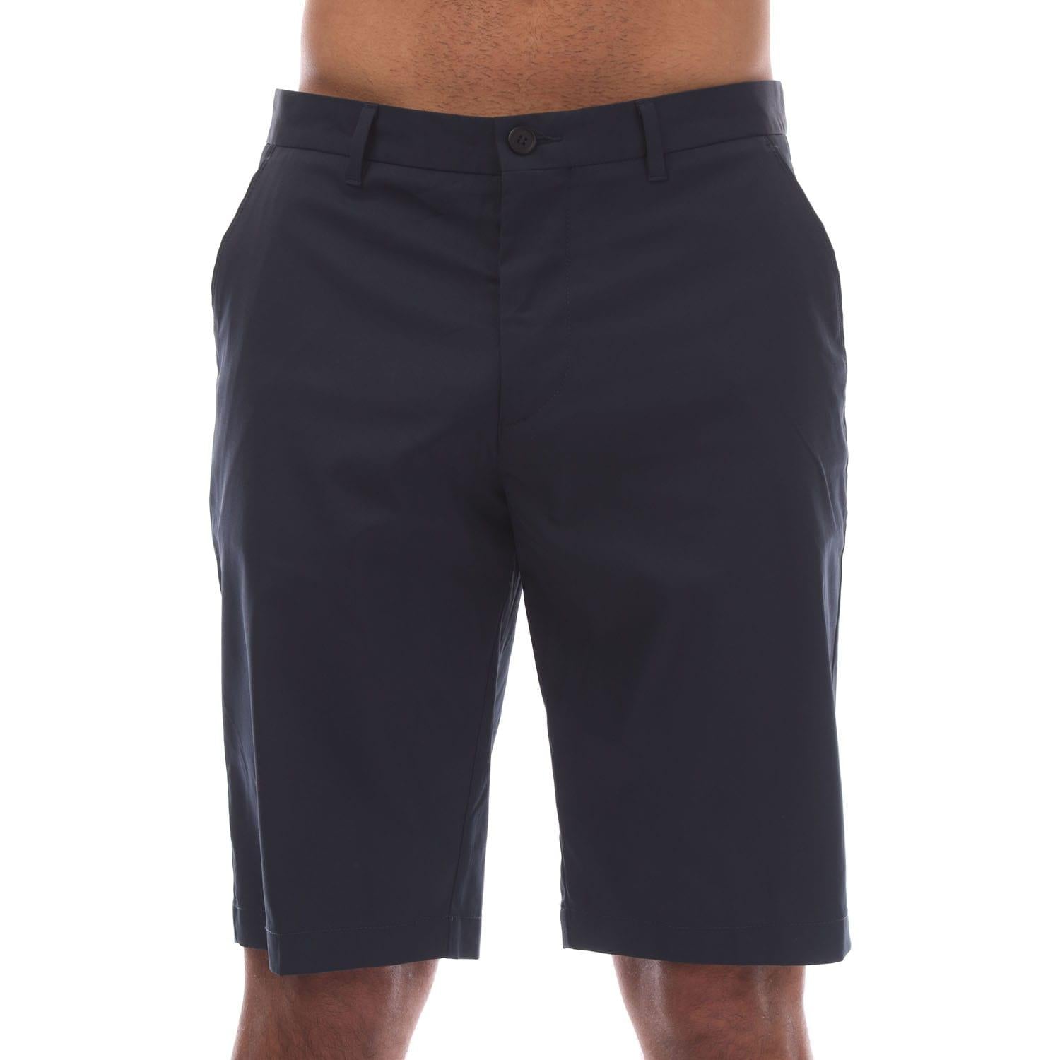 Navy - Front - Boss Mens Hayler 8-2 Shorts