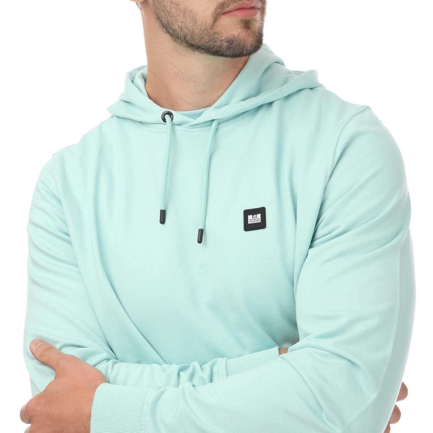 Aqua - Side - Weekend Offender Mens Sirrocco Hoodie