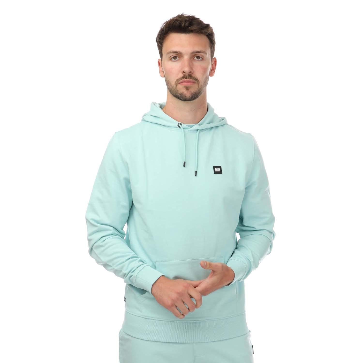 Aqua - Front - Weekend Offender Mens Sirrocco Hoodie