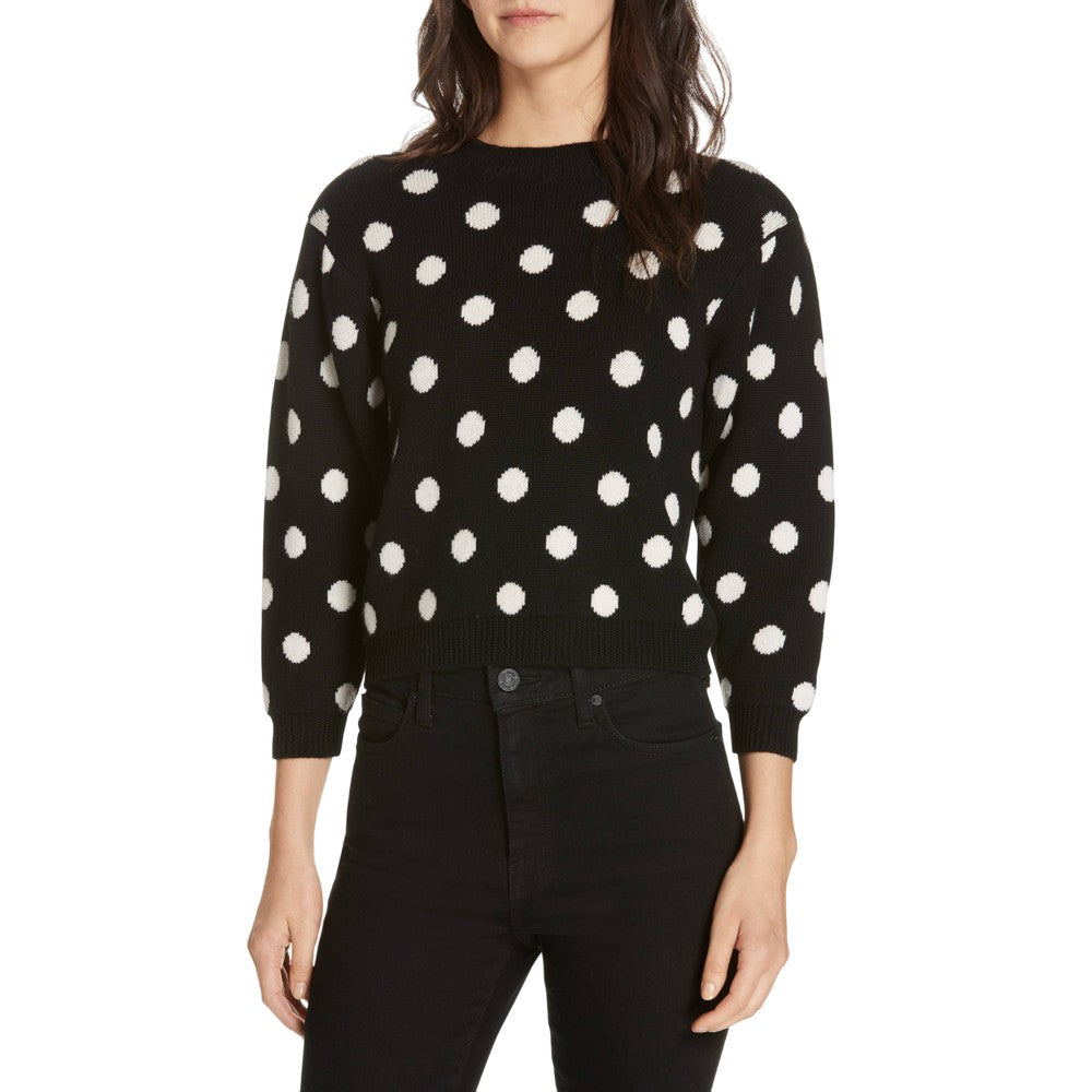 Black-White - Side - Boss Womens-Ladies Finleigh Sweatshirt