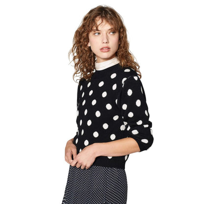 Black-White - Lifestyle - Boss Womens-Ladies Finleigh Sweatshirt