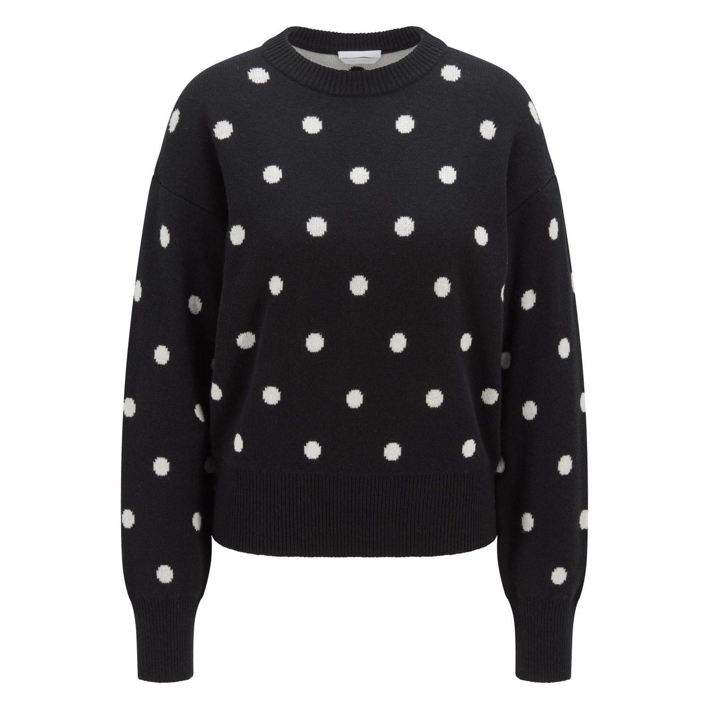 Black-White - Front - Boss Womens-Ladies Finleigh Sweatshirt