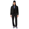 Black - Close up - Lacoste Womens-Ladies Twill Water Repellent Jacket