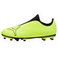 Yellow - Side - Puma Childrens-Kids Finesse Firm Ground Football Boots