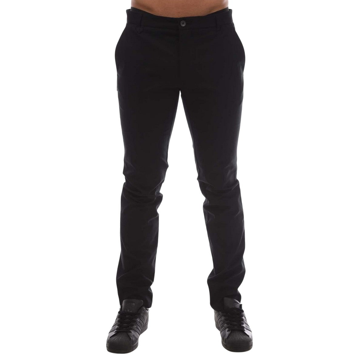 Black - Front - Hugo Mens Heldor183 Trousers