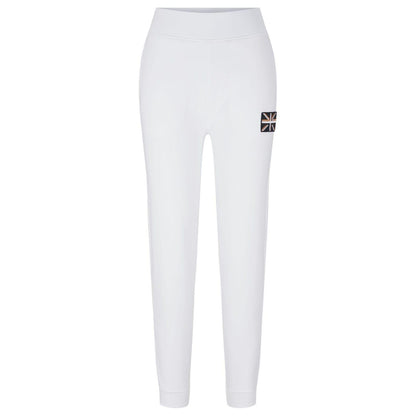 White - Front - Hugo Boss Womens-Ladies C_Ejoy Jogging Bottoms