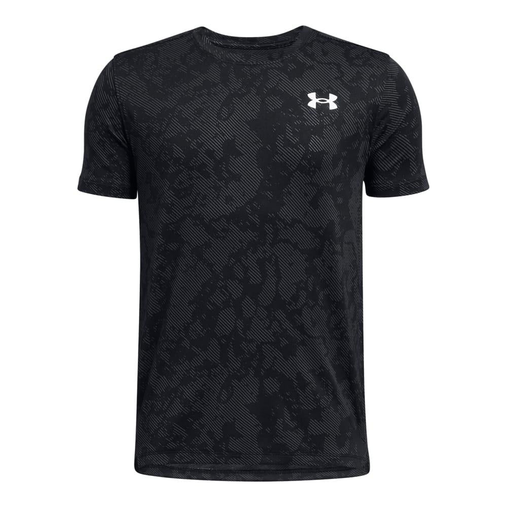 Black - Front - Under Armour Childrens-Kids Tech Geode Vent T-Shirt