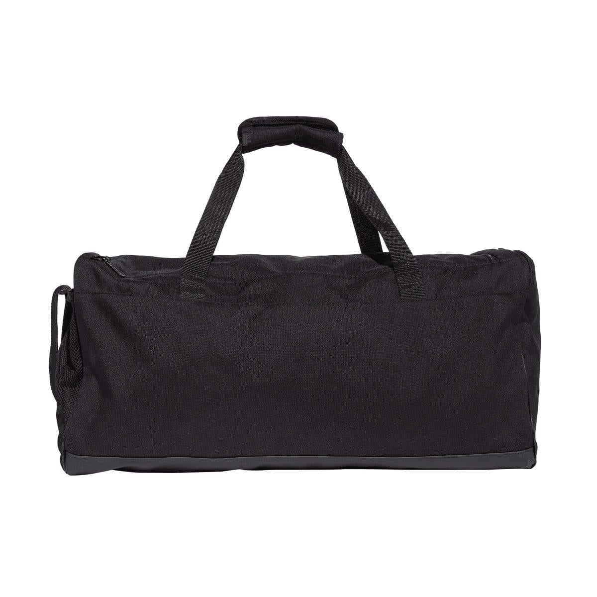 Black - Back - Adidas Linear Recycled Polyester Duffle Bag