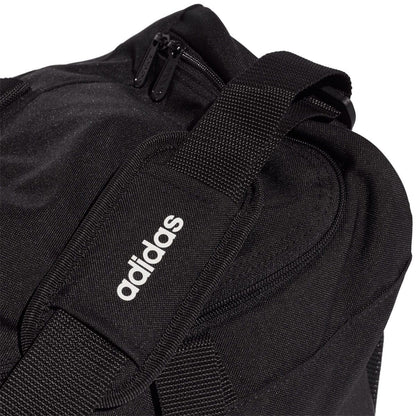 Black - Pack Shot - Adidas Linear Recycled Polyester Duffle Bag