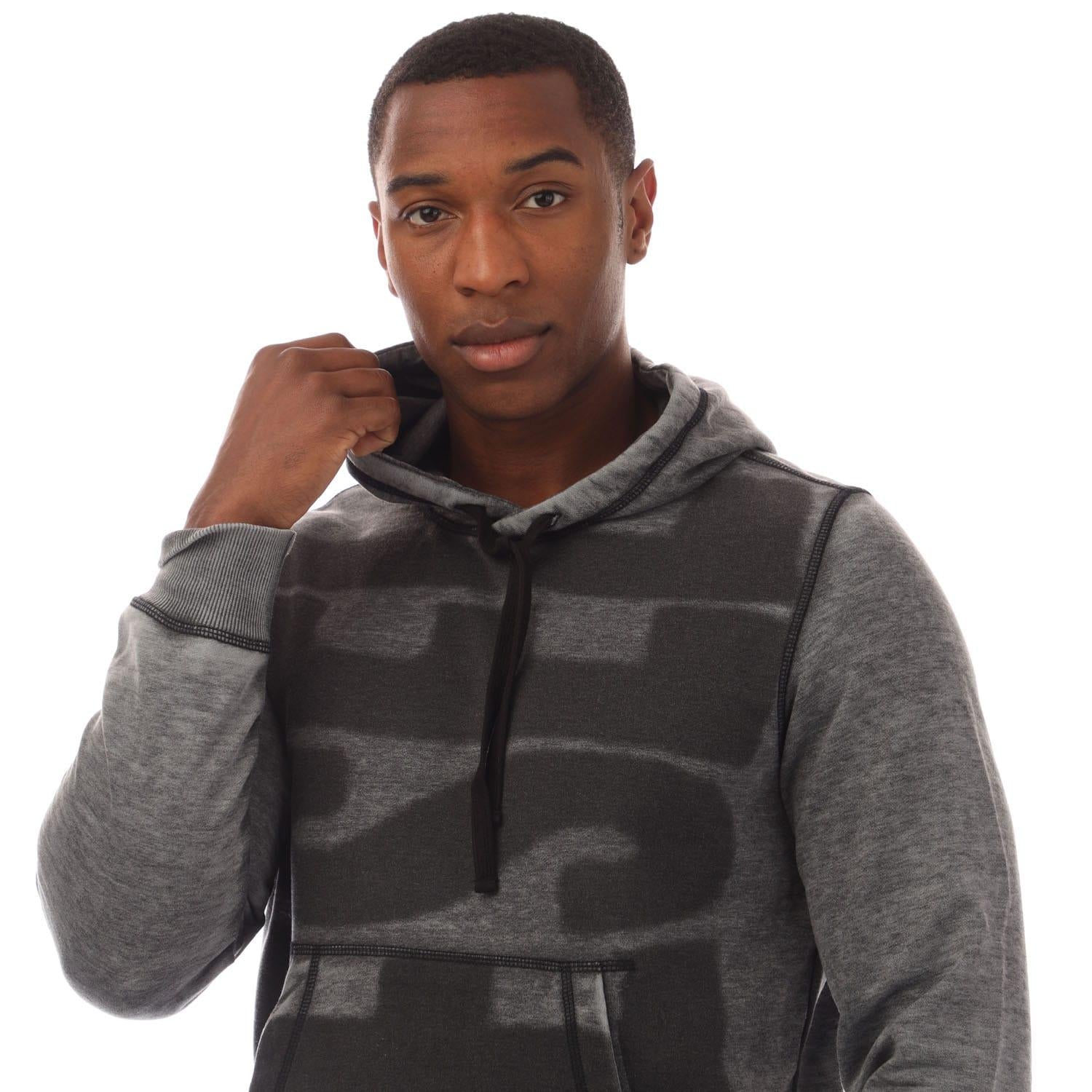 Black - Side - Diesel Mens S-Ginn Hoodie