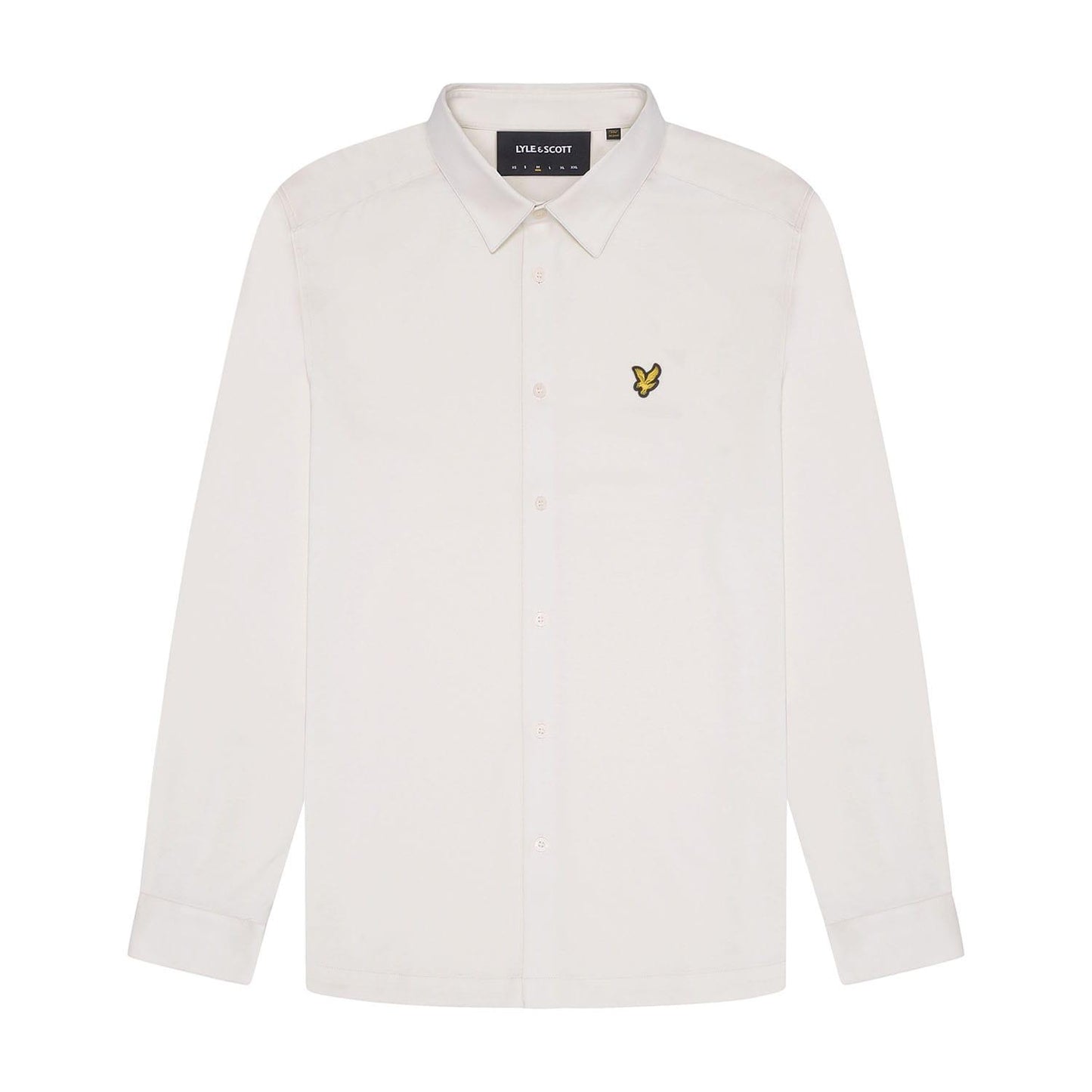 White - Front - Lyle & Scott Mens Interlock Shirt