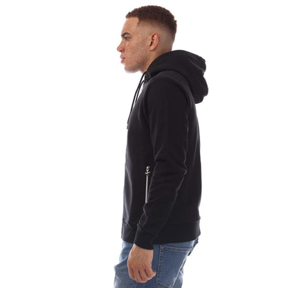Black - Side - Modern Amusement Mens Route 66 Full Zip Hoodie
