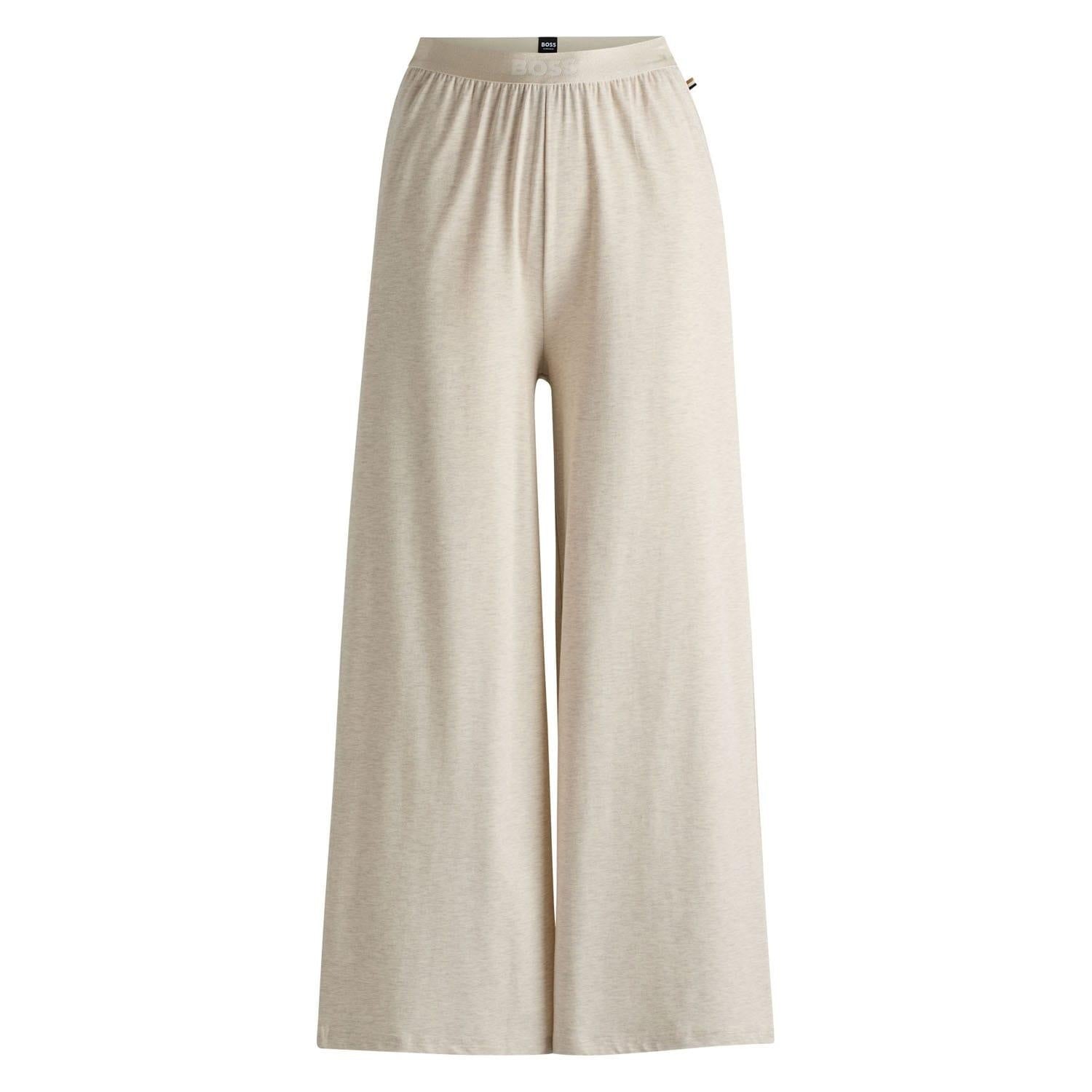 White - Front - Boss Womens-Ladies Bea Modal Stretch Pyjama Bottoms