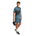 Blue - Close up - Adidas Mens Z.N.E. Premium Shorts