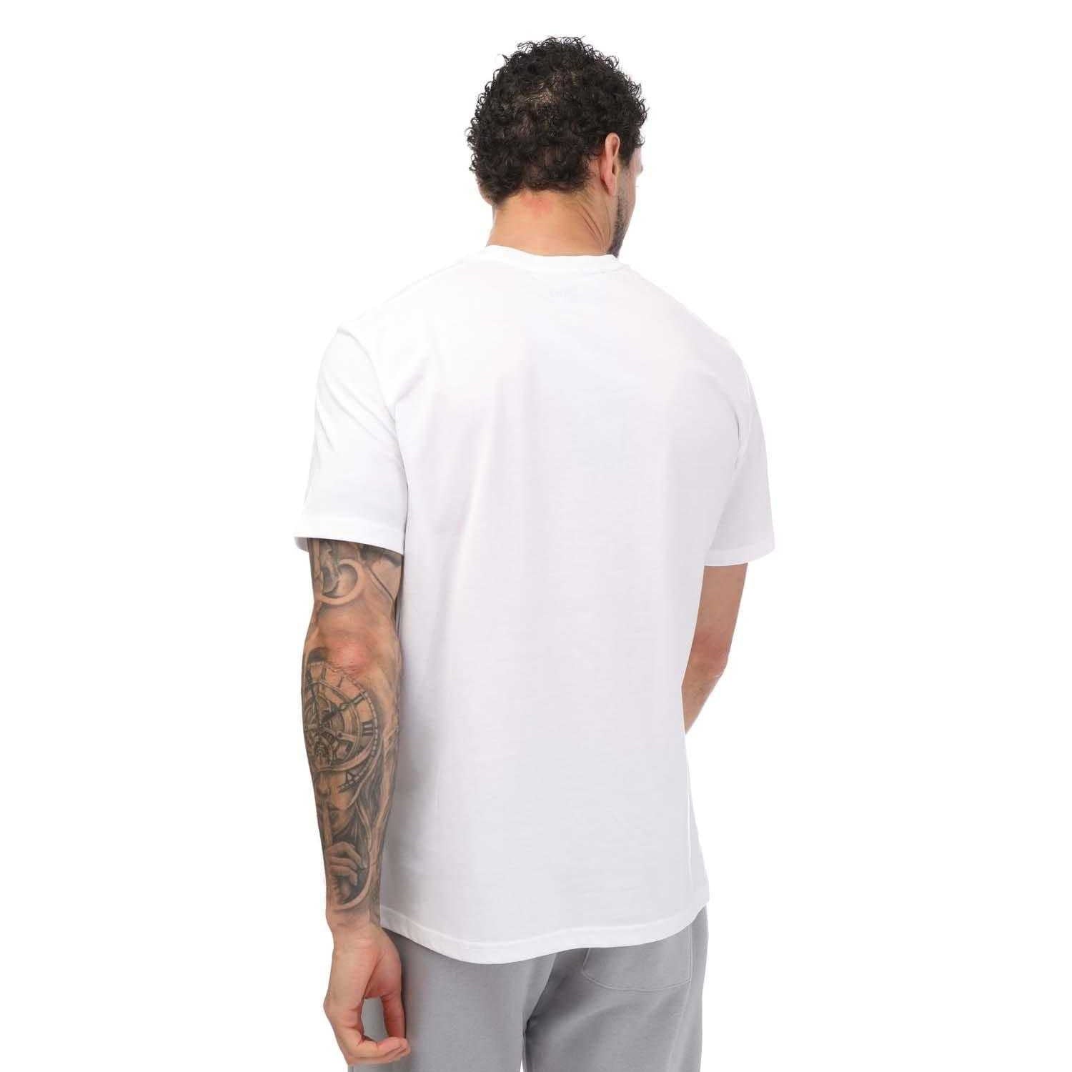White - Back - DKNY Mens Tonal Logo T-Shirt