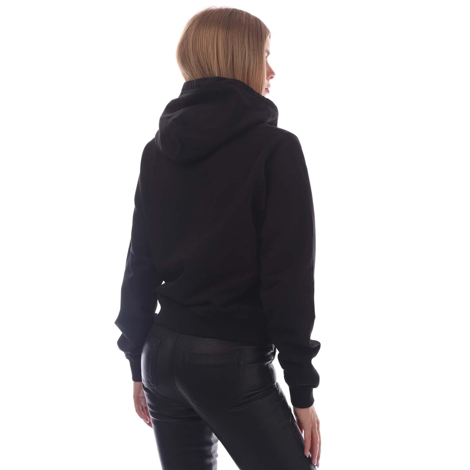 Black - Lifestyle - Diesel Womens-Ladies F-Reggy Hoodie