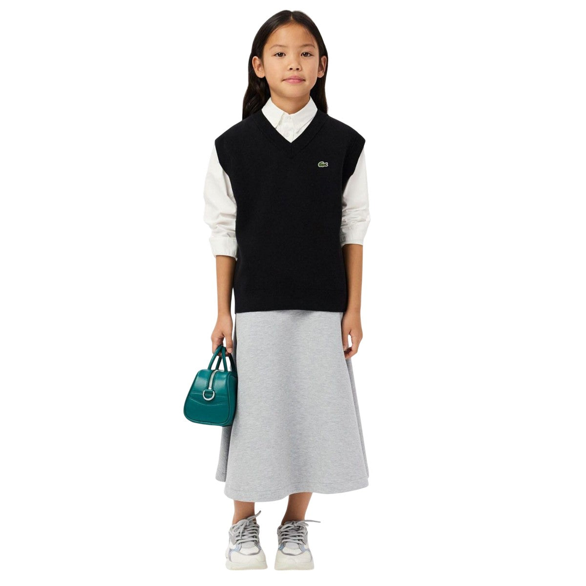 Black - Lifestyle - Lacoste Childrens-Kids Sweater Vest
