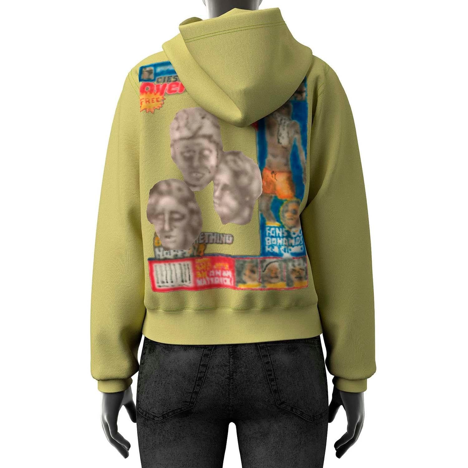 Yellow - Back - Diesel Womens-Ladies F-Reggy Hoodie