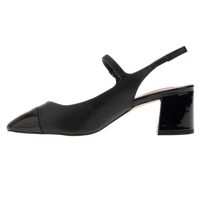 Black - Lifestyle - Dune London Womens-Ladies Devised Sling Back Mary Janes