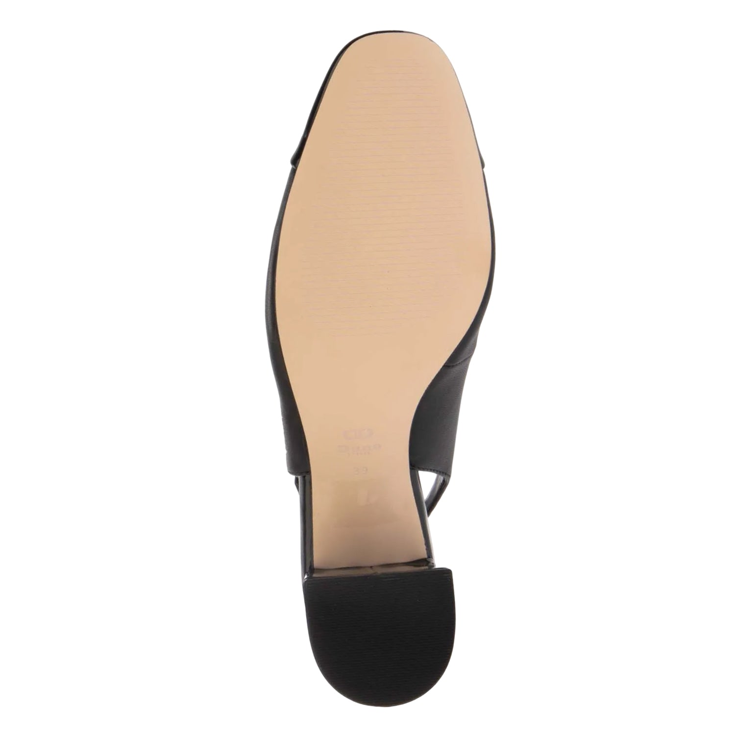 Black - Pack Shot - Dune London Womens-Ladies Devised Sling Back Mary Janes