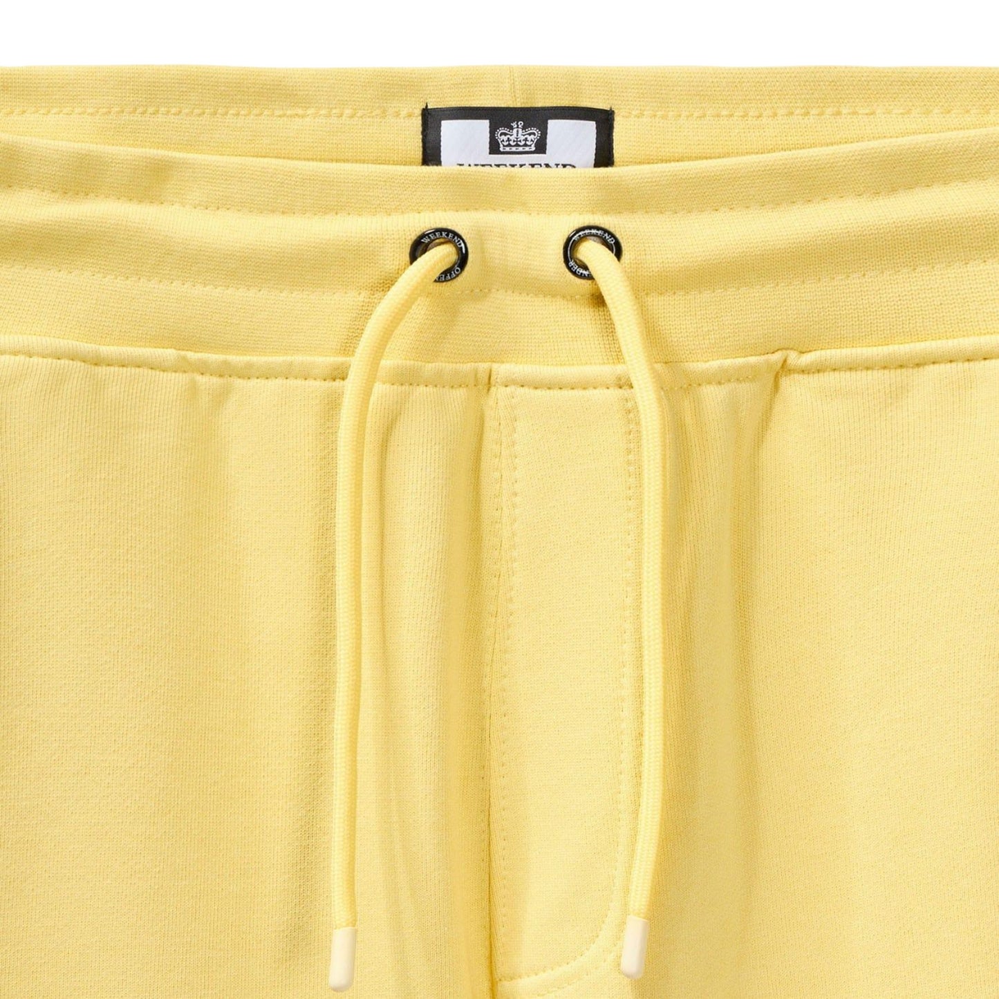 Yellow - Side - Weekend Offender Mens Pink Sands Overlay Shorts