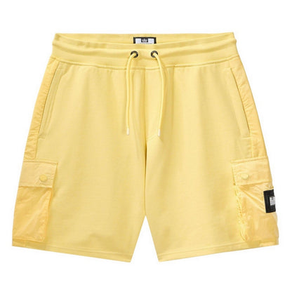 Yellow - Front - Weekend Offender Mens Pink Sands Overlay Shorts
