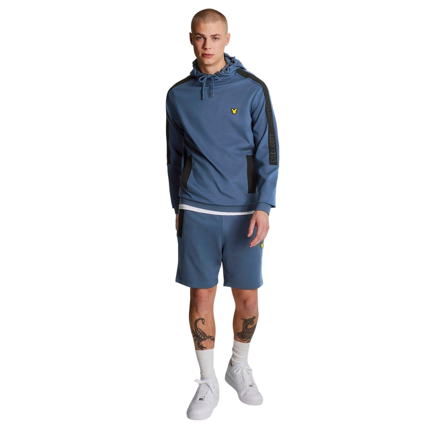 Navy - Lifestyle - Lyle & Scott Mens Branded Pocket Casual Shorts