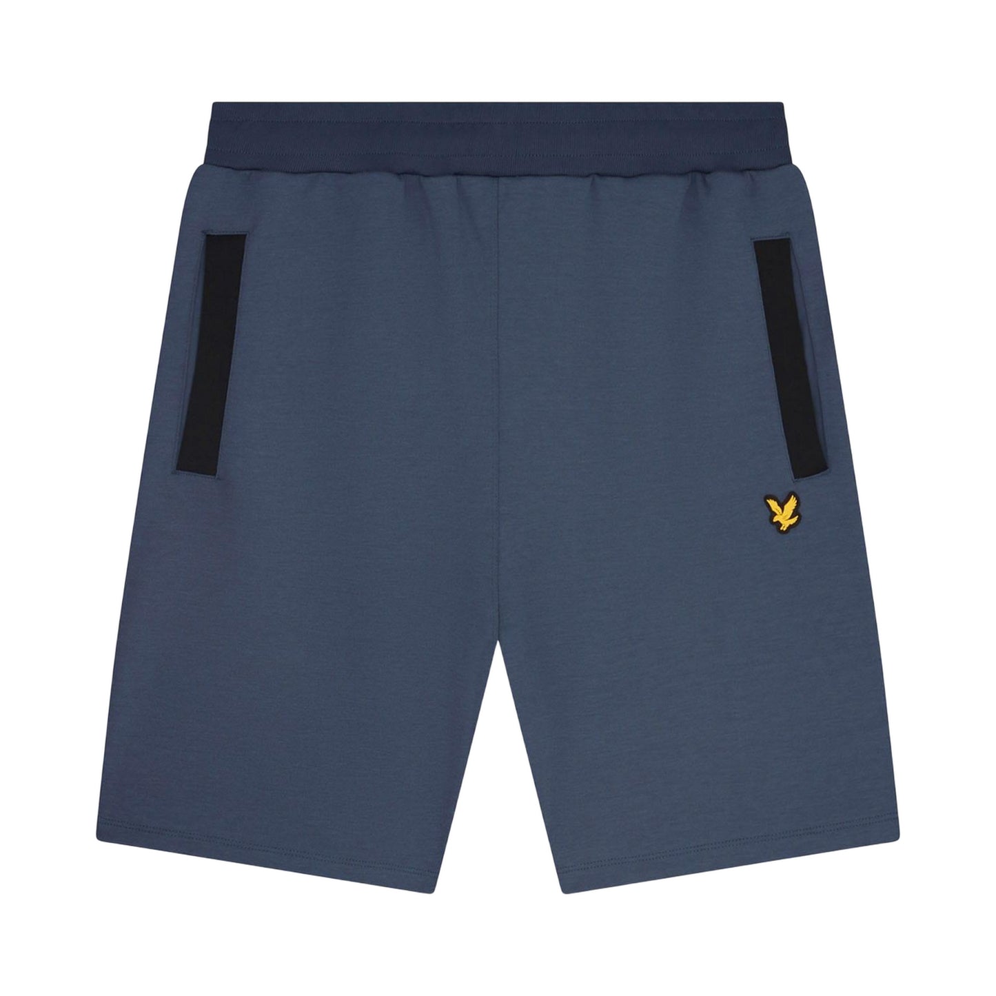 Navy - Front - Lyle & Scott Mens Branded Pocket Casual Shorts