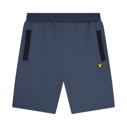 Navy - Front - Lyle & Scott Mens Branded Pocket Casual Shorts