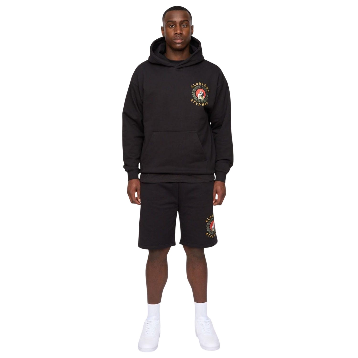 Black - Pack Shot - Glorious Gangsta Mens Ceazar Shorts