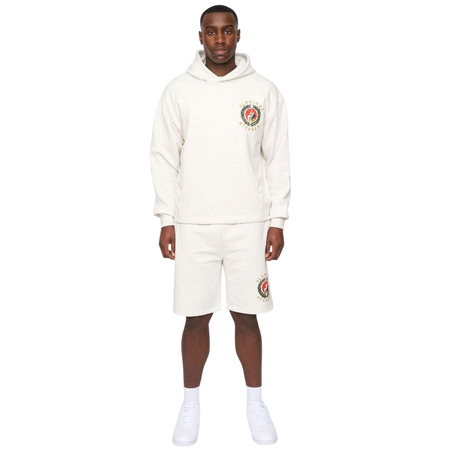Grey - Pack Shot - Glorious Gangsta Mens Ceazar Shorts