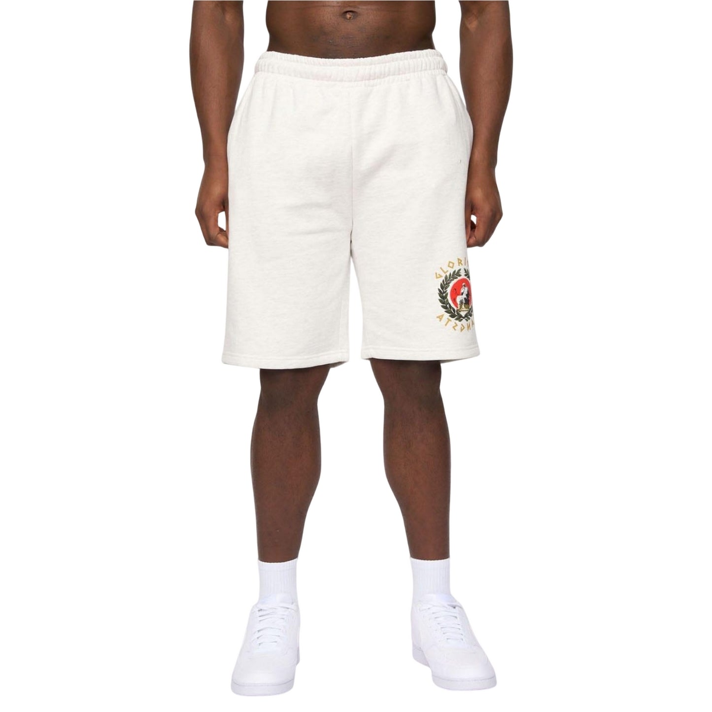 Grey - Front - Glorious Gangsta Mens Ceazar Shorts