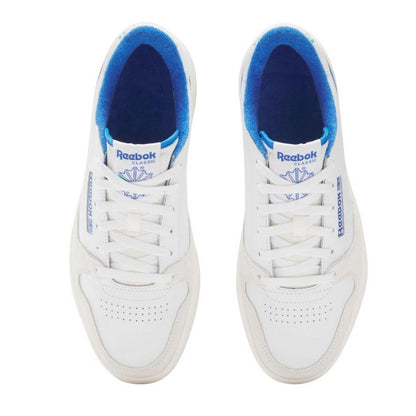 White-Blue - Lifestyle - Reebok Mens Phase Court Suede Trainers
