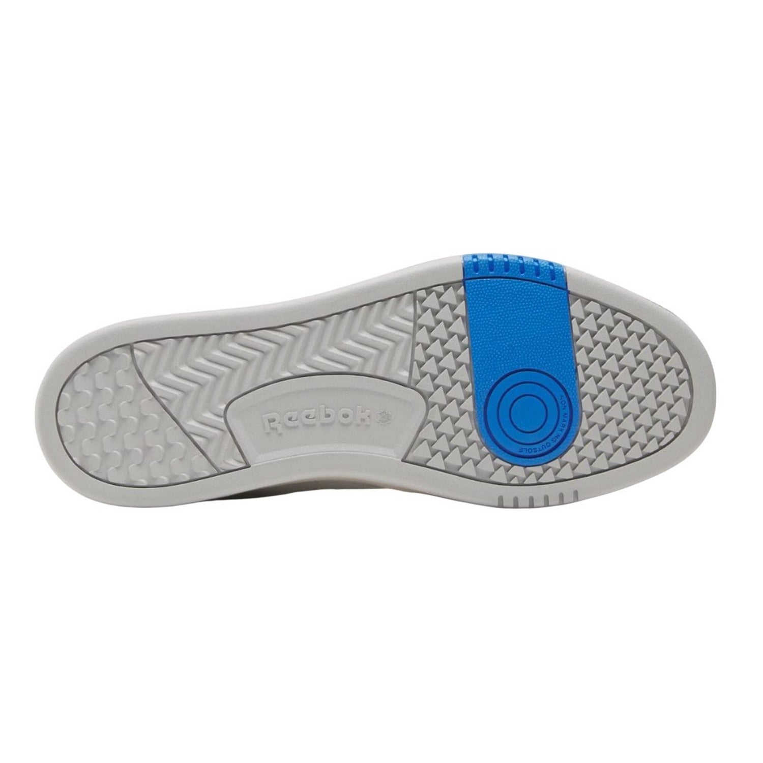 White-Blue - Pack Shot - Reebok Mens Phase Court Suede Trainers