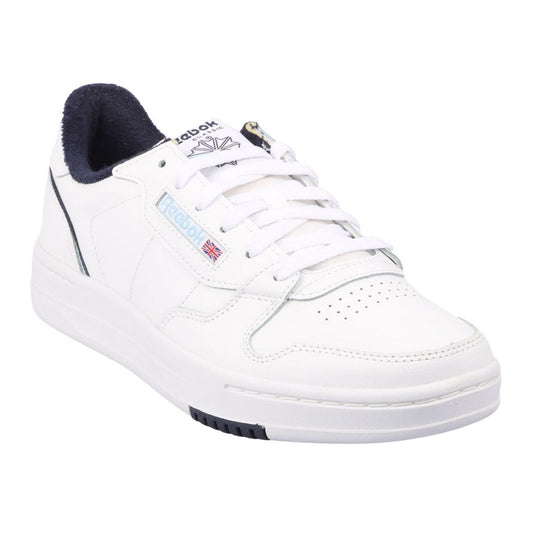 White-Navy - Front - Reebok Unisex Adult Phase Court Suede Trainers