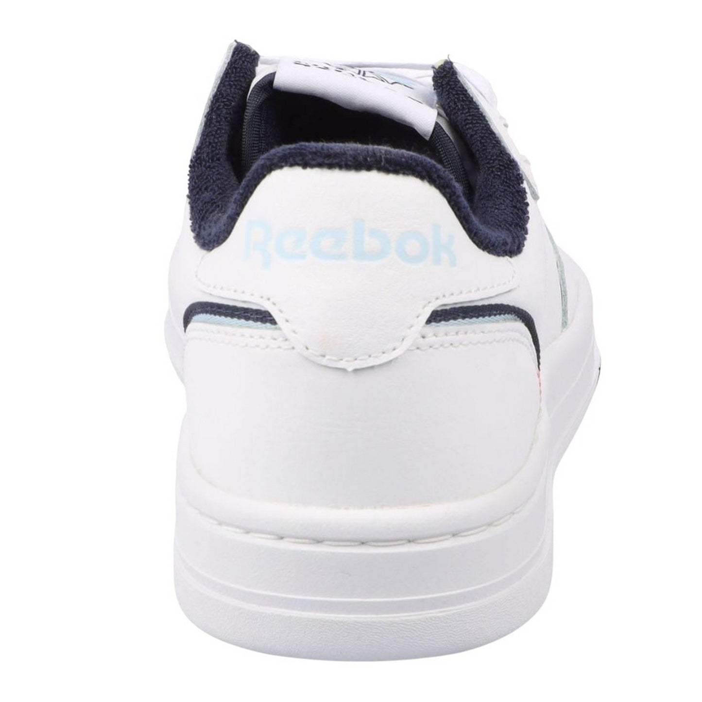 White-Navy - Back - Reebok Unisex Adult Phase Court Suede Trainers