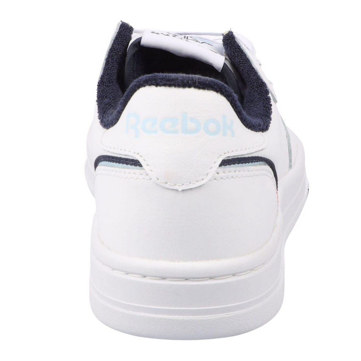 White-Navy - Back - Reebok Unisex Adult Phase Court Suede Trainers