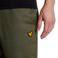 Green - Side - Lyle & Scott Mens Fly Fleece Shorts