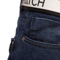 Blue - Lifestyle - Crosshatch Mens Reestier Denim Shorts