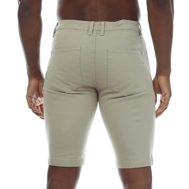 Stone - Back - Duck and Cover Mens Franztown Shorts