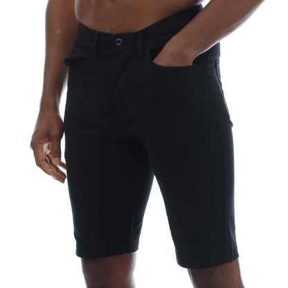 Black - Front - Duck and Cover Mens Franztown Shorts