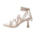 Cream - Side - Where´s That From Womens-Ladies Strappy High Heels
