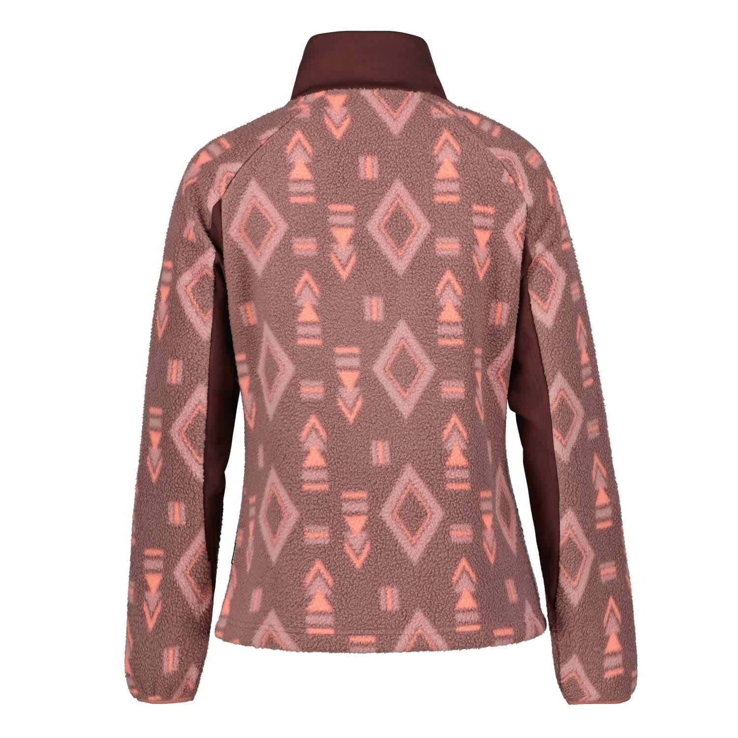 Red - Back - Icepeak Womens-Ladies Millstadten Full Zip Fleece Jacket