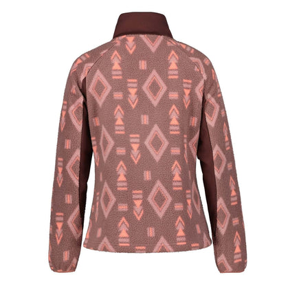 Red - Back - Icepeak Womens-Ladies Millstadten Full Zip Fleece Jacket