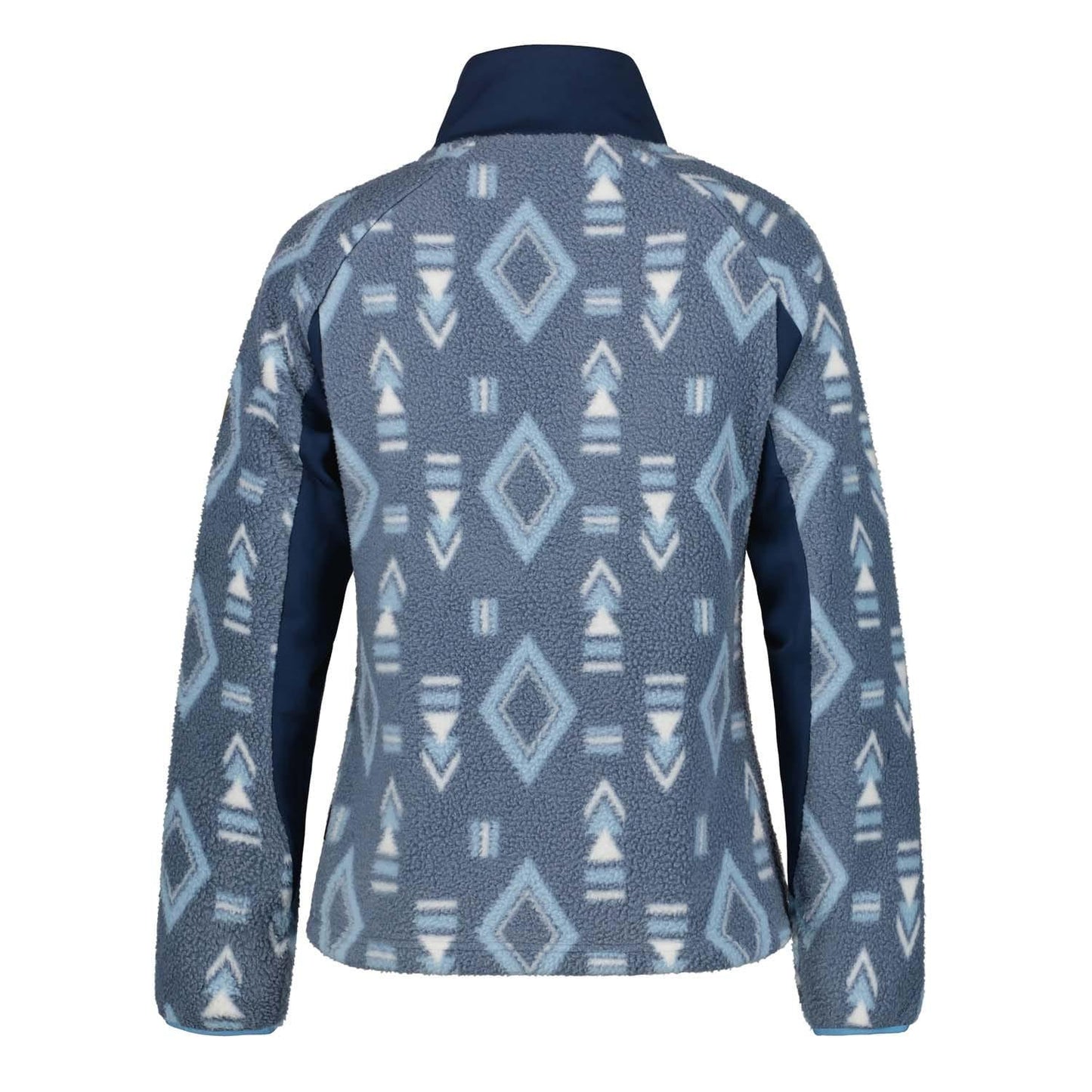 Blue - Back - Icepeak Womens-Ladies Millstadten Full Zip Fleece Jacket