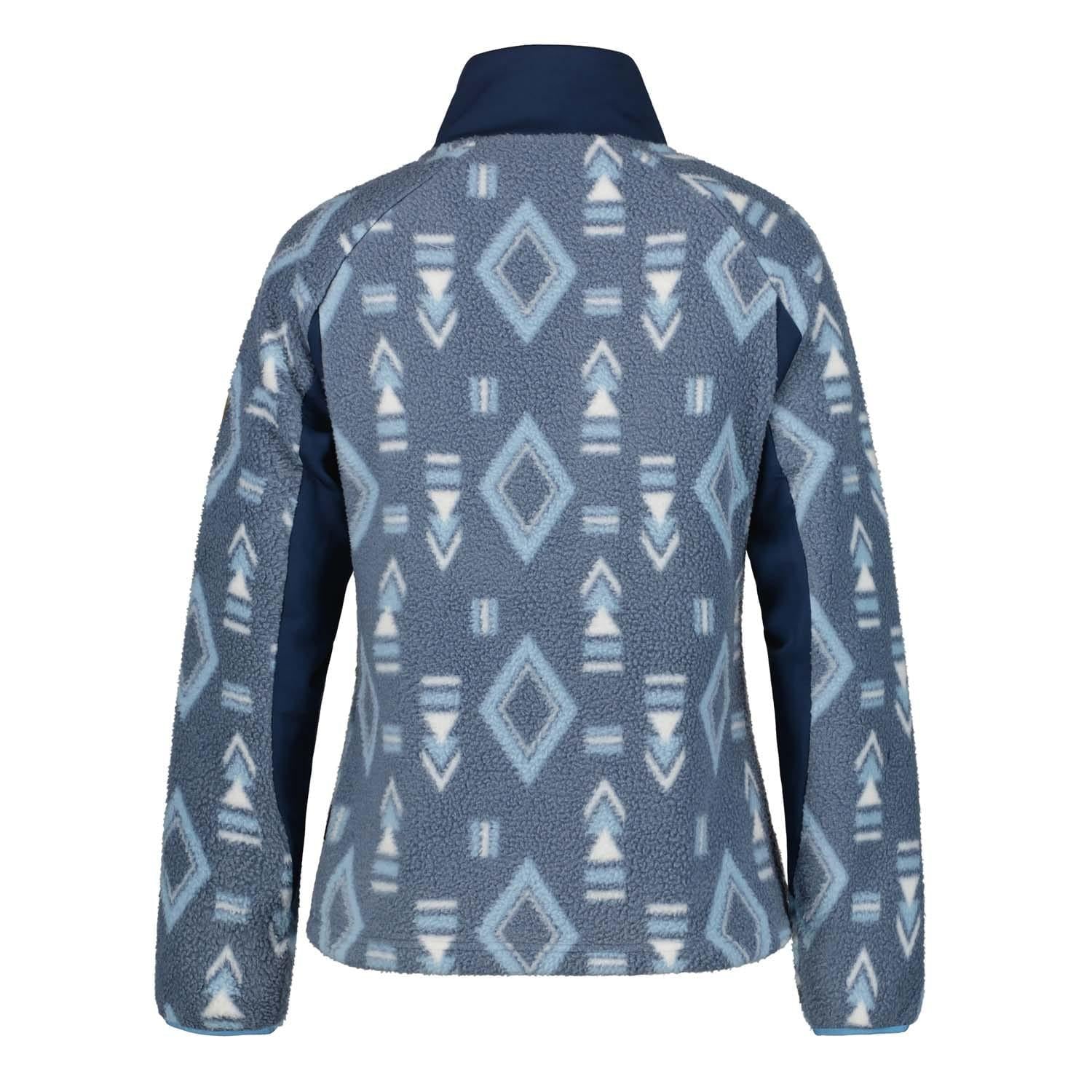 Blue - Back - Icepeak Womens-Ladies Millstadten Full Zip Fleece Jacket