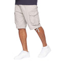 Grey - Side - Crosshatch Mens Jamstar Cargo Shorts