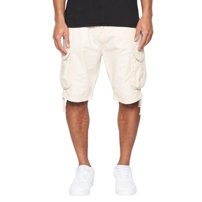 Stone - Front - Crosshatch Mens Jamstar Cargo Shorts